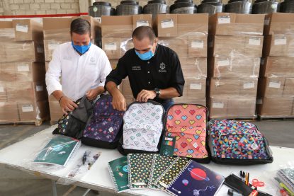 COMUNICADO 1486-Preparativos entrega útiles con mochila (2)